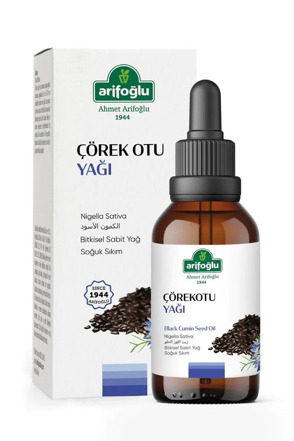 Arifoğlu 100% Pure And Natural Black Cumin Oil 50 ml (Cold Press)