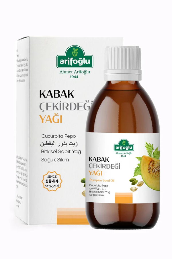 Arifoglu 100% Pure and Natural Pumpkin Seed Oil 250 ml (Cold Pressed)