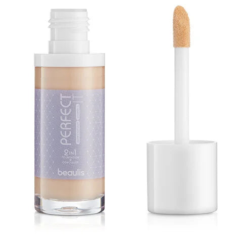 Beaulis Perfect It 2 in 1 Foundation & Concealer 134 Sand