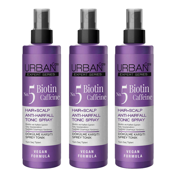 Biotin Hair Tonic Fast-Growing 200 ml X3 | Urban Care