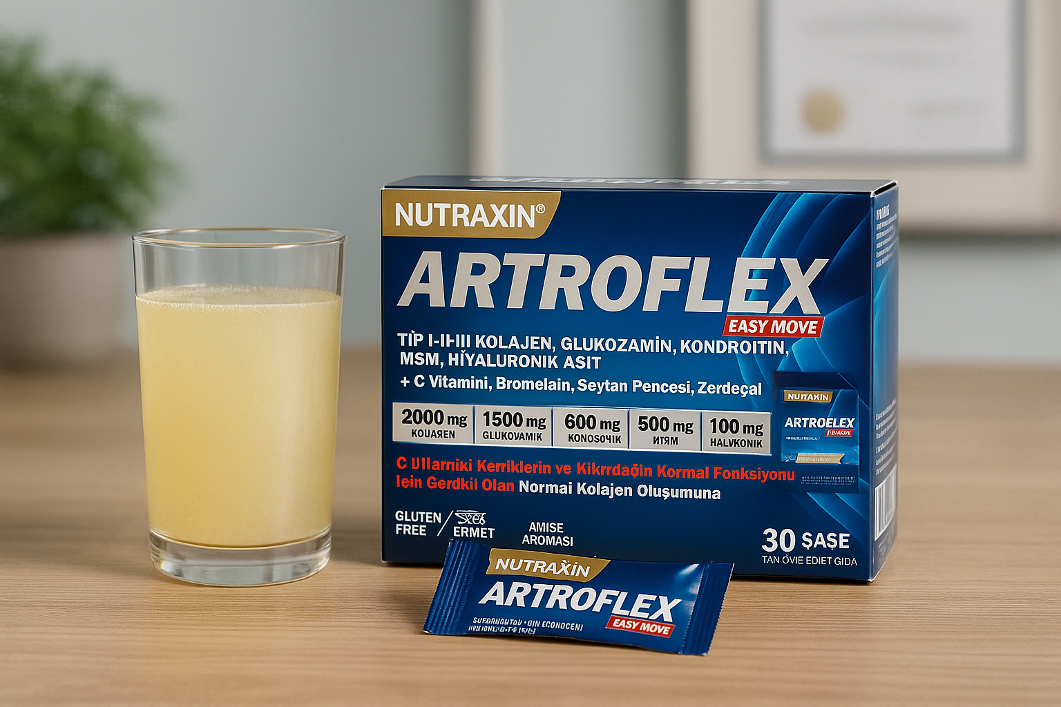 Nutraxin Artroflex Easy Move — 30 Sachets | Glucosamine, Chondroitin, Collagen & Joint Support