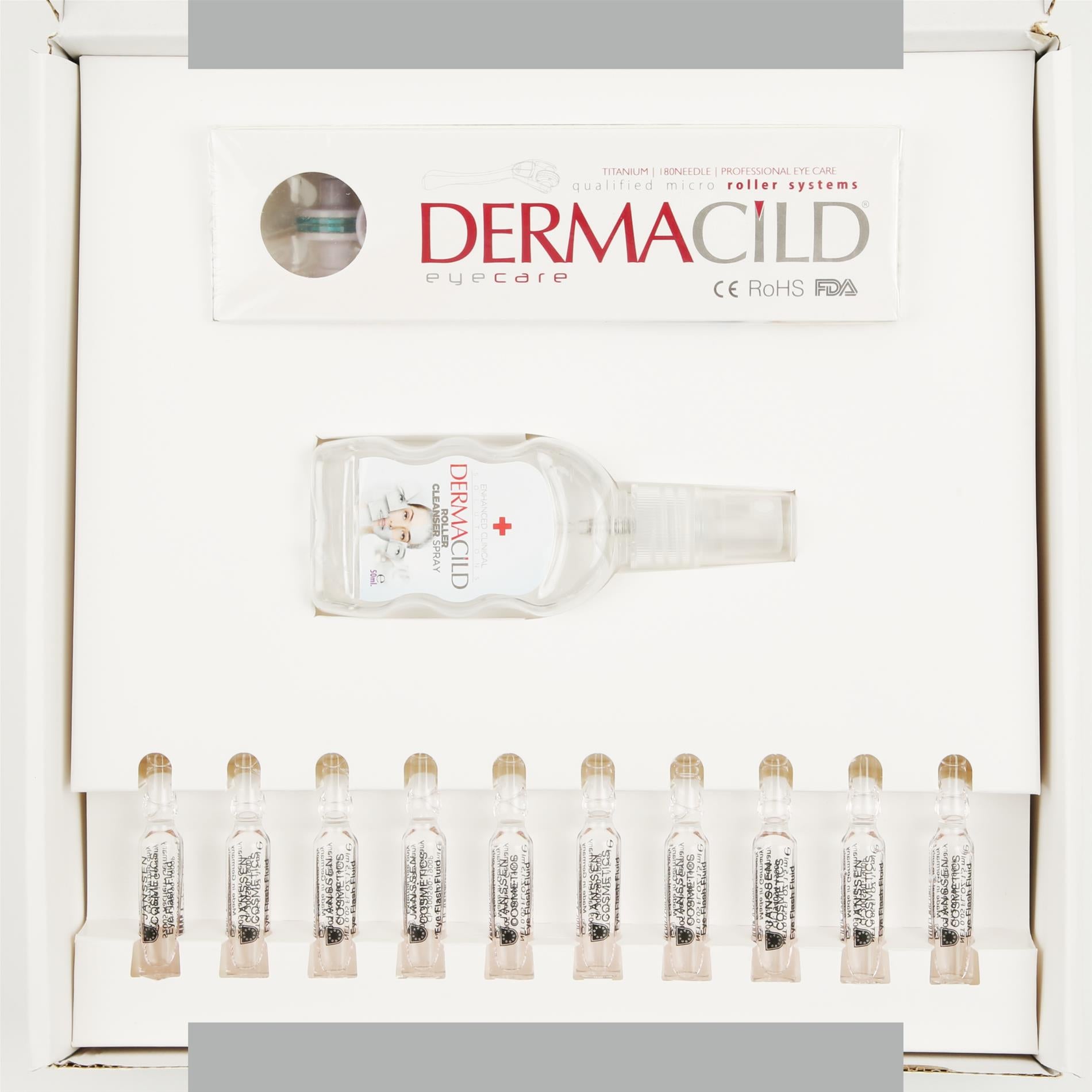 Dermacild Dermaroller 180 Titanium Needles