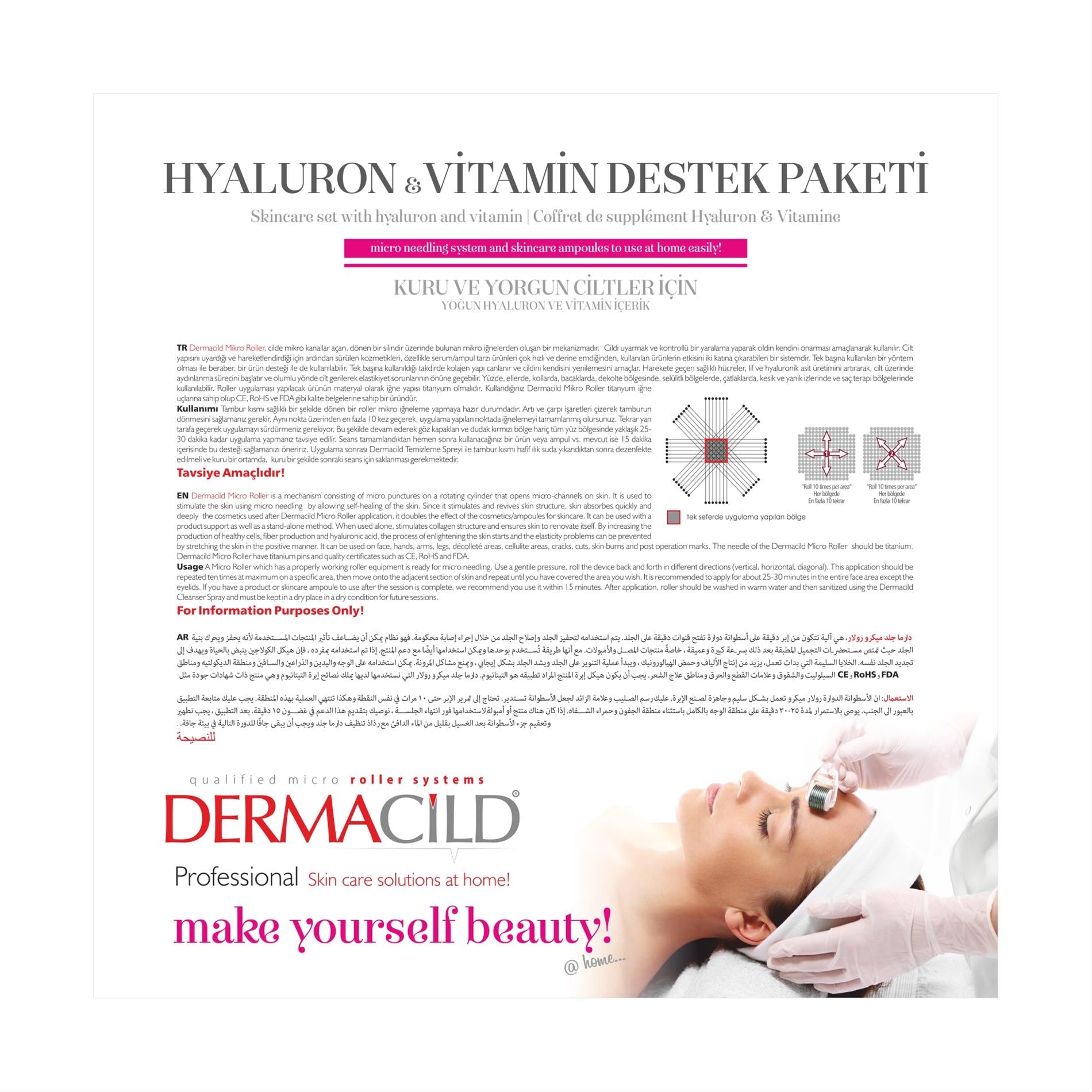 Dermacild 540 Titanium Needle Dermaroller