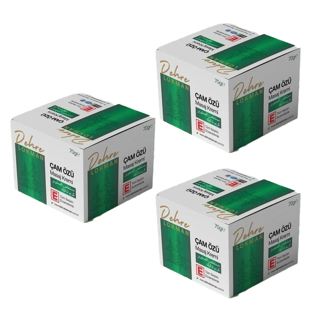 Tabib Lokman Pine Essential Oil Cream 100 ml X3
