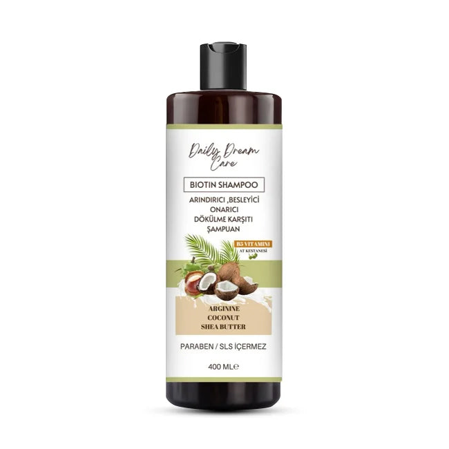 Daily Dream Care Biotin Shampoo Shea Coconut and Arginine Formula 400 ml