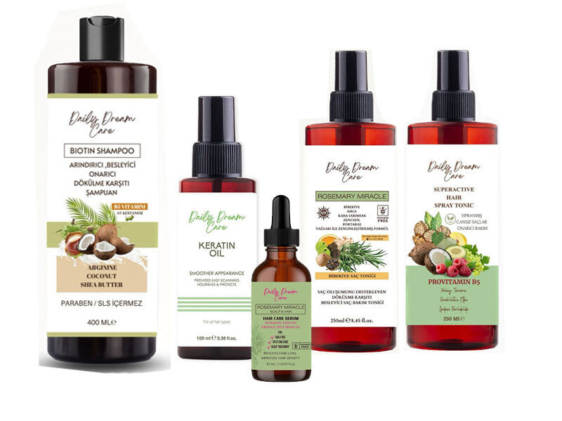 Daily Dream Care The Complete 5-Piece Fast Growth Hair & Repair Kit