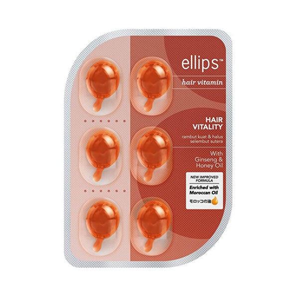 Ellipse Hair Vitamin Refreshing 6-pack Honey Extract Capsules