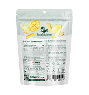 Freeze Dried Mango Dried Fruit Chips - 20gr  Dokuru