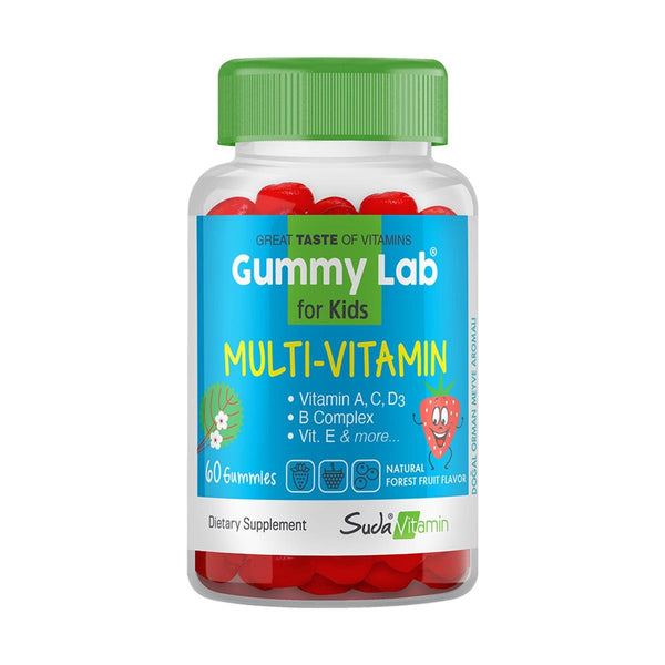 جامي لاب فيتامينات متعددة للأطفال 60 شكل حلوى قابل للمضغ | Gummy Lab