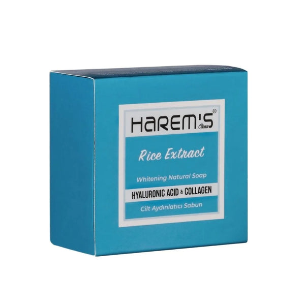 Harem's Rice Extracts Collagen Hyaluronic Acid Soap 120 g