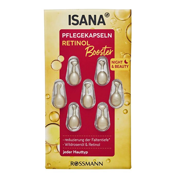 ISANA Capsule Serum Retinol Booster Night & Beauty 7x0,38 ml