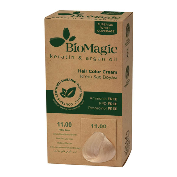 Ivory Blonde 11.00 - Bio Magic Organic Herbal Hair Dye Color Cream Ammonia Frees
