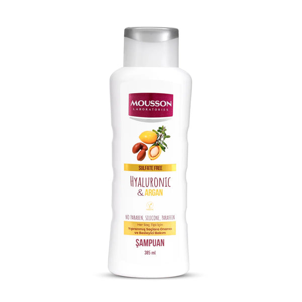 MOUSSON Shampoo Hyaluronic Acid & Argan 385 ml