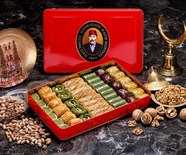 Mixed Pistachio and Walnut Baklava (XL Box) | Hafiz Mustafa