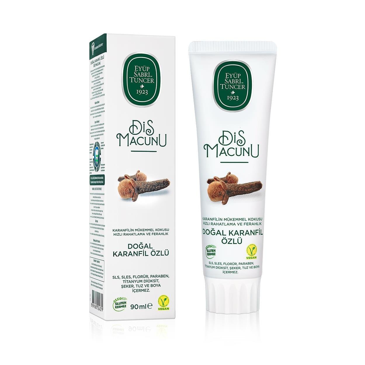Natural Clove Extract Toothpaste 90 ml | Eyup Sabri Tuncer – Lujain Beauty