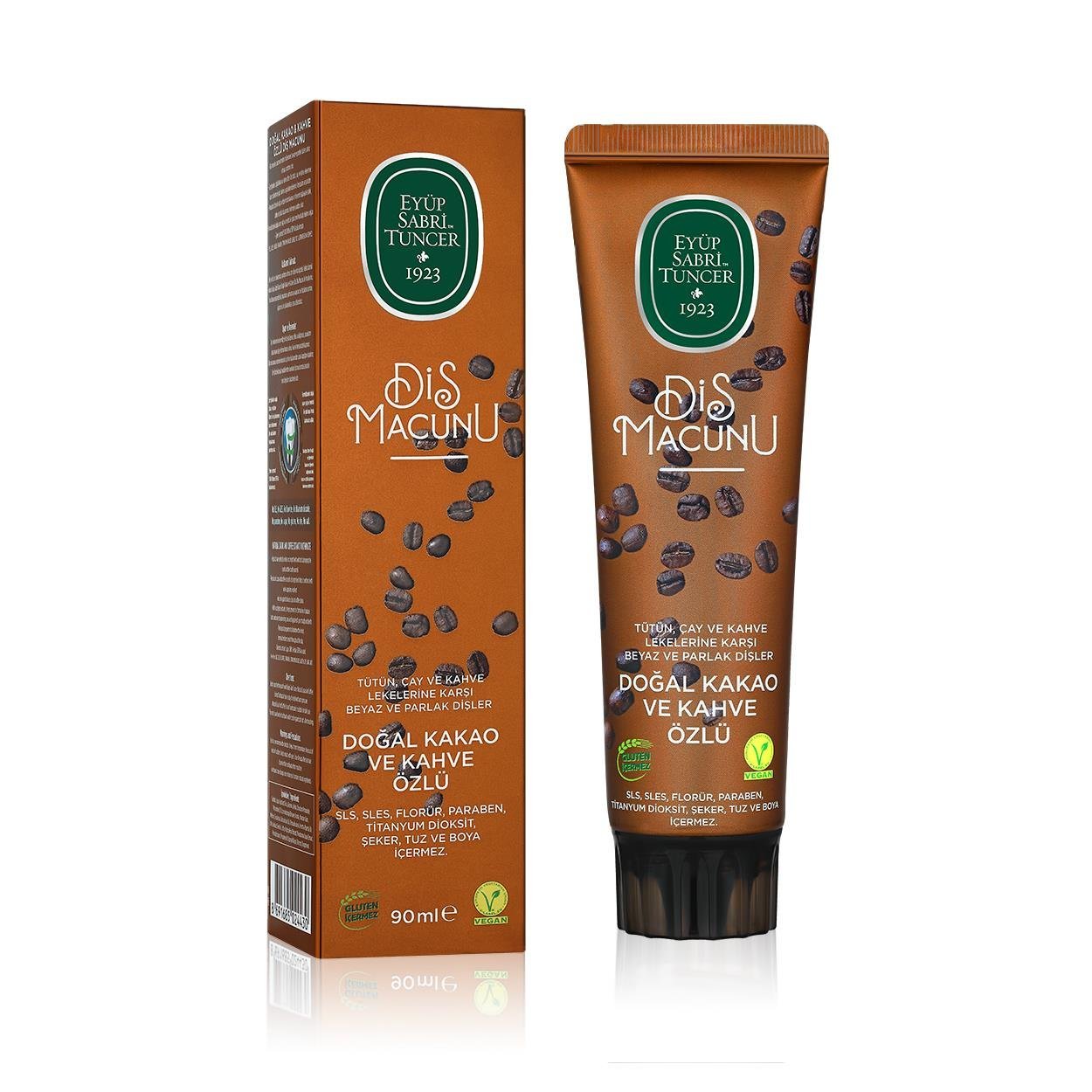 Natural Cocoa and Coffee Extract Toothpaste 90 ml | Eyup Sabri Tuncer ...