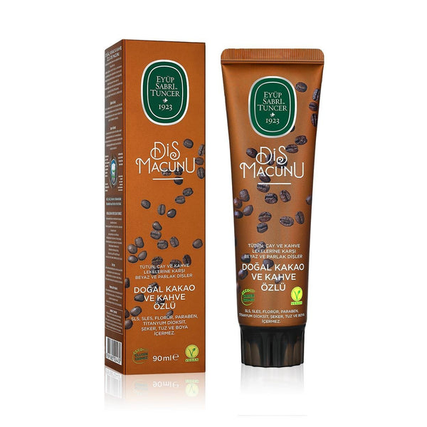 Natural Cocoa and Coffee Extract Toothpaste 90 ml | Eyup Sabri Tuncer