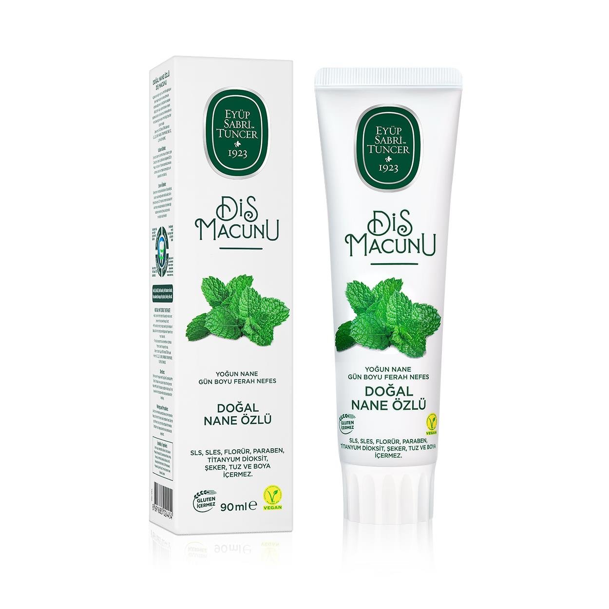 Natural Mint Extract Toothpaste 90 ml | Eyup Sabri Tuncer – Lujain Beauty