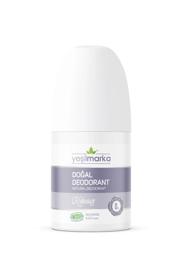 Natural Roll-on Odorless Deodorant Organic Sweat Odor Prevention 50 ml | Yeşilmarka