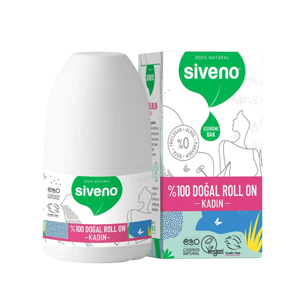 Natural 100% Women's Roll-On Deodorant Prevents Sweat Odor and Does Not Leave Stains Herbal Roll-On 50ml