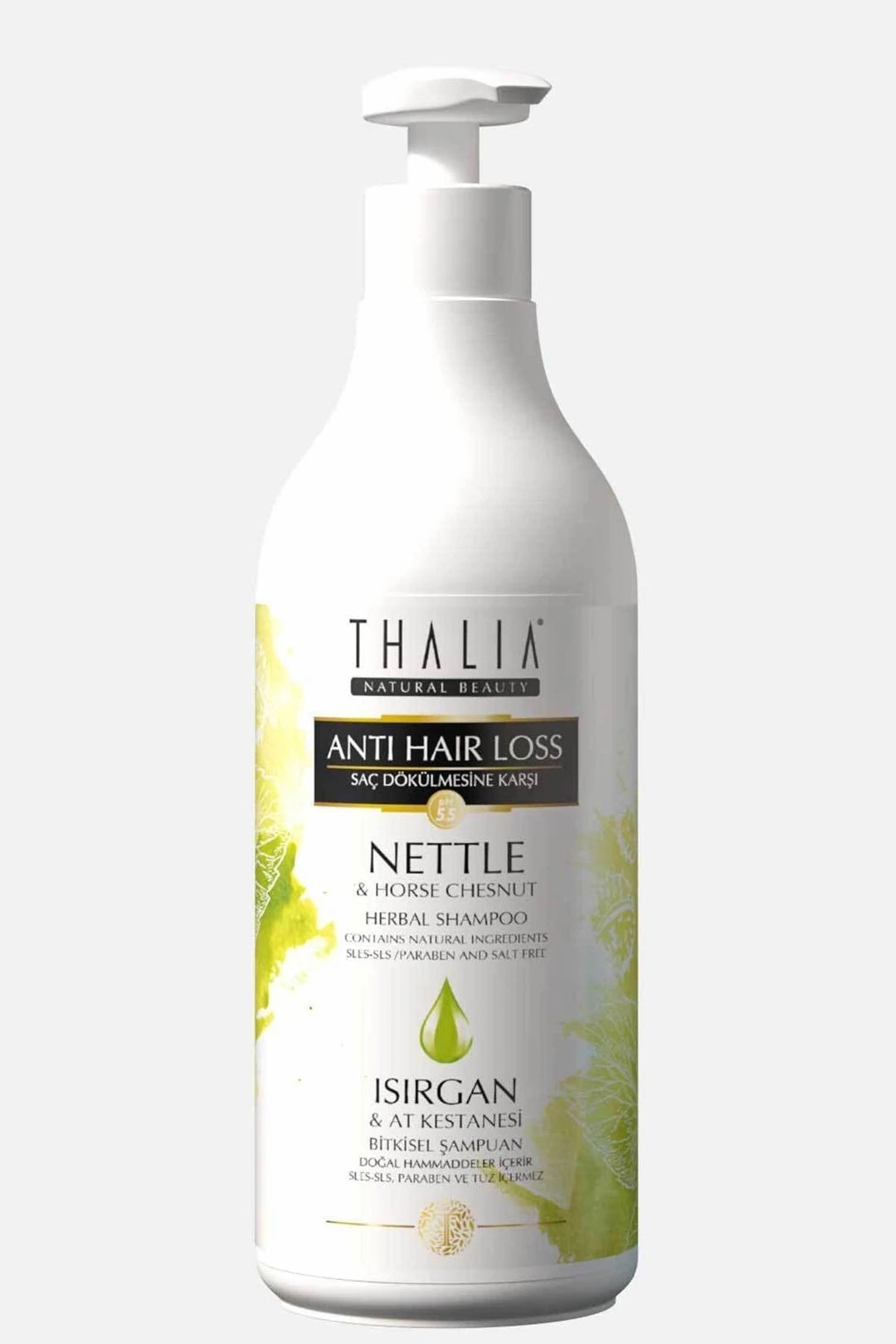 Nettle and Horse Chestnut Extract Hair Care Shampoo Helping to Grow Hair Fast - 500 Ml | Thalia Beauty