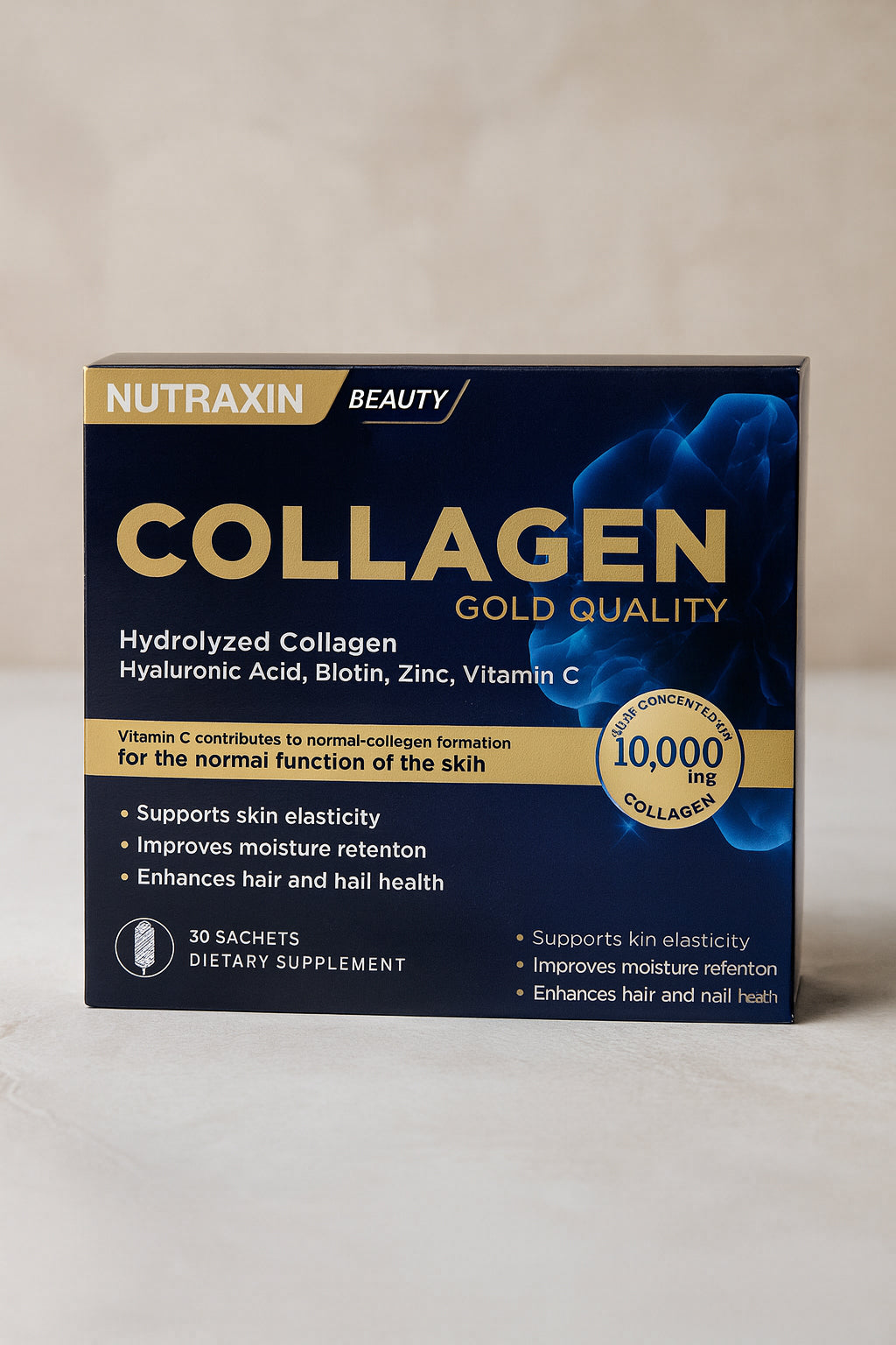 Nutraxin Collagen Gold Quality Supplementary Food 30 Sachets