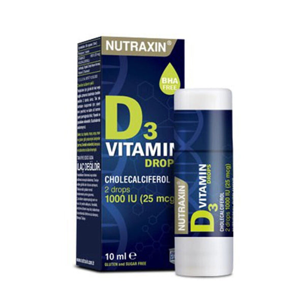 Nutraxin Vitals D3 Vitamin Drops 10 ml