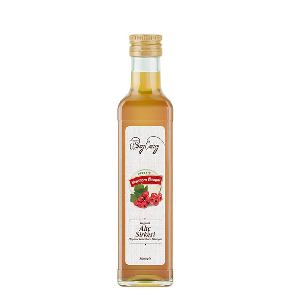 Organic Hawthorn Vinegar Ecocert Certified 500 ml Additive-free Natural Fermented | Organic Windy Valley