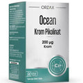 Orzax Ocean Chromium Picolinate 200 mcg 90 Herbal Capsules