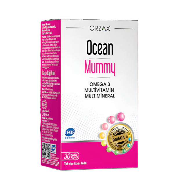 أورزاكس أوشن فيتامينات متعددة للحمل 30 كبسولة | Orzax Ocean 