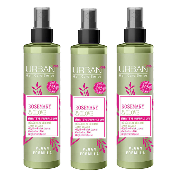 Rosemary & Clove Rosemary and Clove Water 99.5% Natural and Pure 150 ML X3 | Urban Care