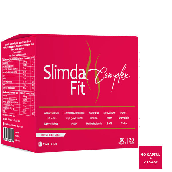 Slimda Fit Complex – Advanced Weight Management Supplement (60 Capsules + 20 Sachets)