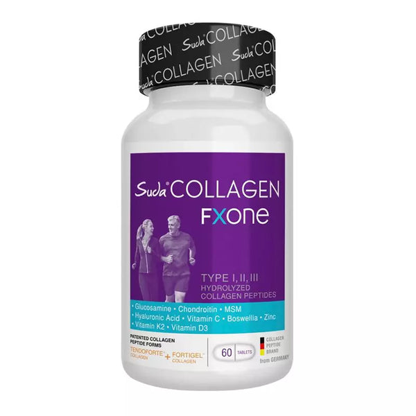 مكمل ببتيدات الكولاجين المتعدد 60 قرص | Suda Collagen Fxone