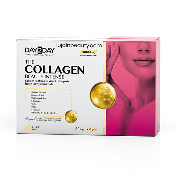 The Collagen Beauty Intense Strawberry Flavored 30 Sachet Collagen Supplement | Day2day