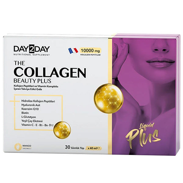The Collagen Beauty PLUS 30 x 40 ml Ampoules - Mango Flavor | Day2Day