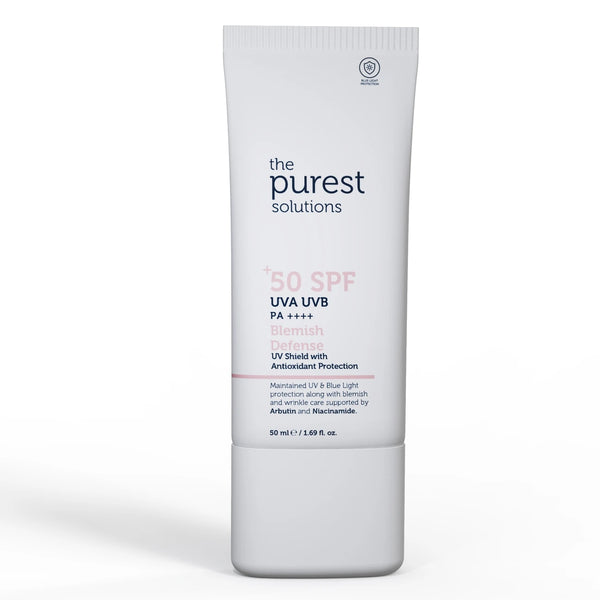 The Purest  Solutions Antioxidant Sunscreen For Blemished Skin 50+ Spf Uva / Uvb 50 ml
