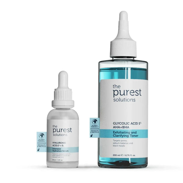 The Purest Solutions Special Skin Care Set for Dry Skin with Pore and Blackhead Problems