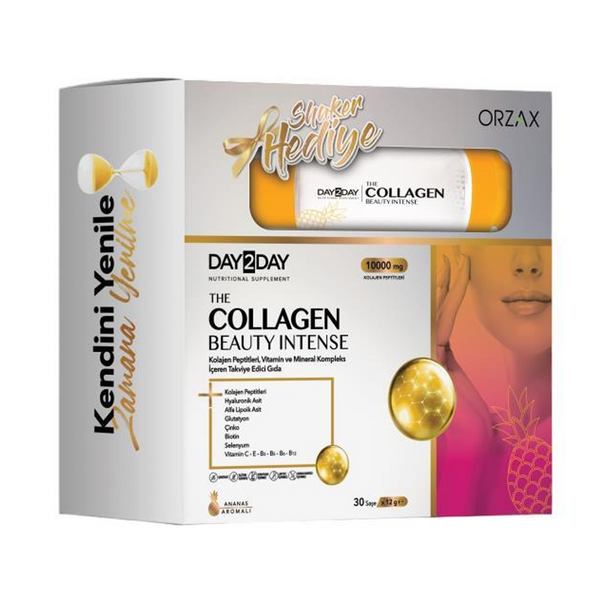 The Collagen Beauty Intense Pineapple Flavored 30 Sachet Collagen Supplement | Day2day