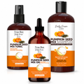 True Bee Pumpkin Seed Complete Hair Care Set - Shampoo, Tonic & Oil