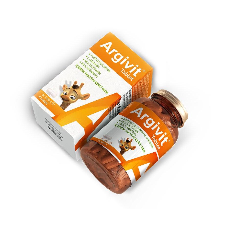 Argivit Classic Multivitamin Supplement 30 Tablet - Lujain Beauty