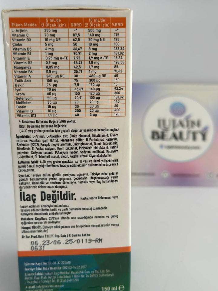 Argivit Classic Multivitamin Syrup 150 ml - Lujain Beauty