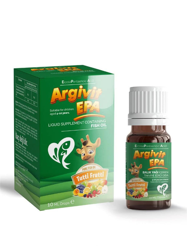 Argivit EPA Fish Oil in Triglyceride Form 10 ml Drops - Lujain Beauty