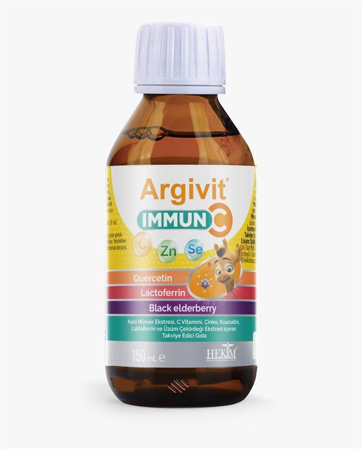 Argivit Immun Vitamin C Suplement 150 ml - Lujain Beauty