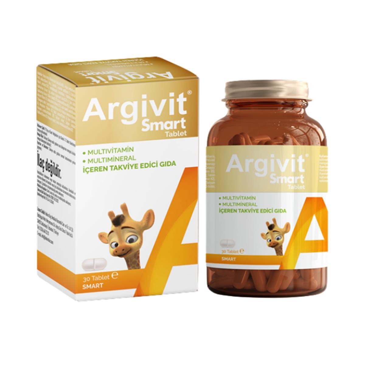 Argivit Smart Multivitamin Supplement 30 Tablets - Lujain Beauty
