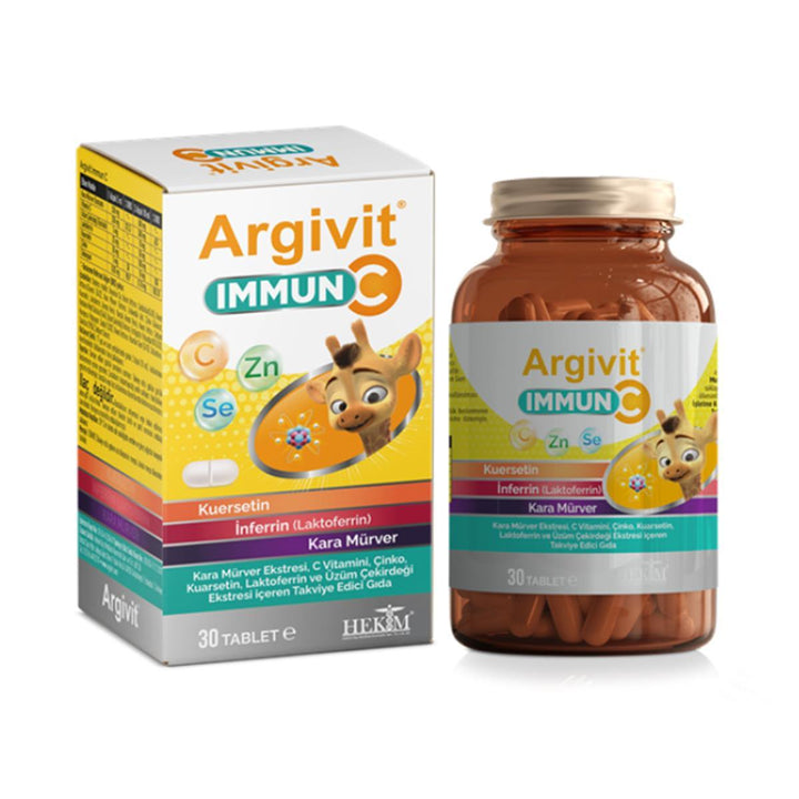 Argivite Immun Vitamin C Tablet 30 Tablets - Lujain Beauty