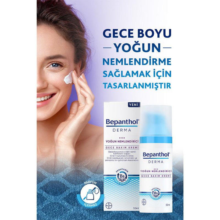 Bepanthol Derma Intensive Moisturizing Night Cream 50 ML - Lujain Beauty