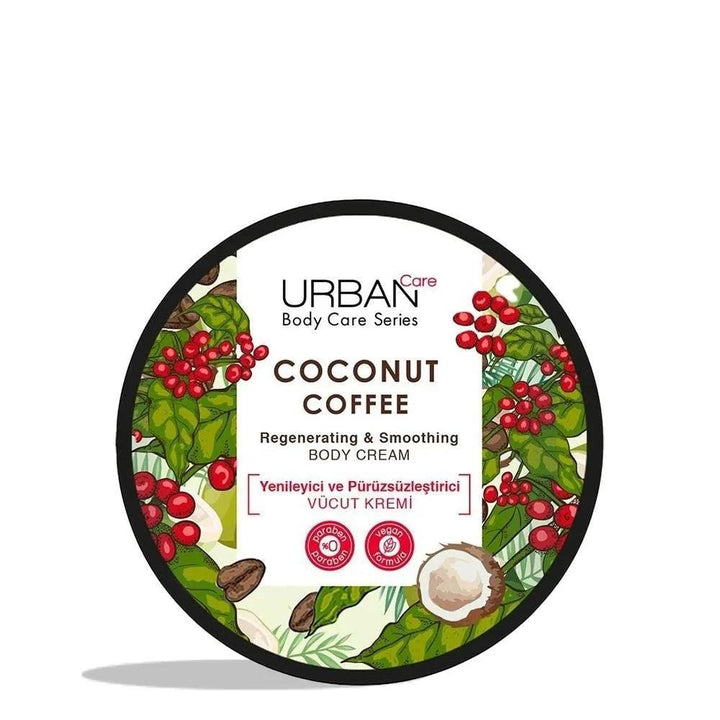 Body Cream Coconut Coffee 200 ml | URBAN CARE - Lujain Beauty