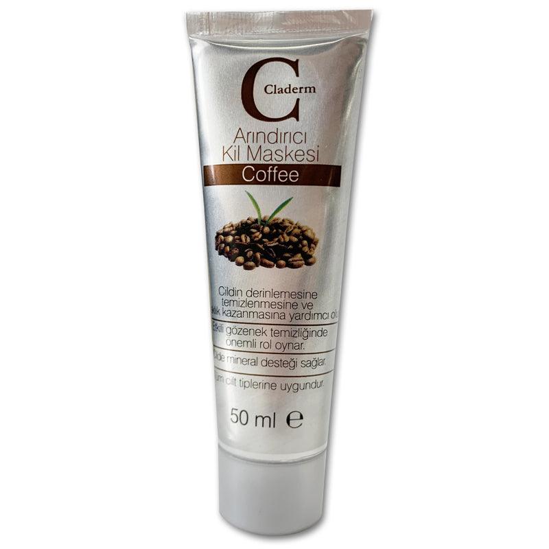 Claderm Coffee Clay Face Mask 50 ml - Lujain Beauty