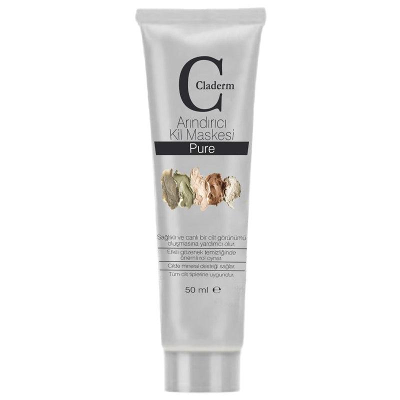 Claderm Plain Clay Face Mask 50 ml - Lujain Beauty