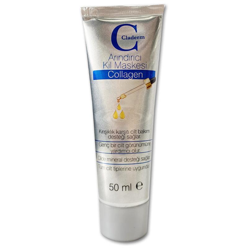 Claderm Purifying Clay Mask Collagen 50 ml - Lujain Beauty